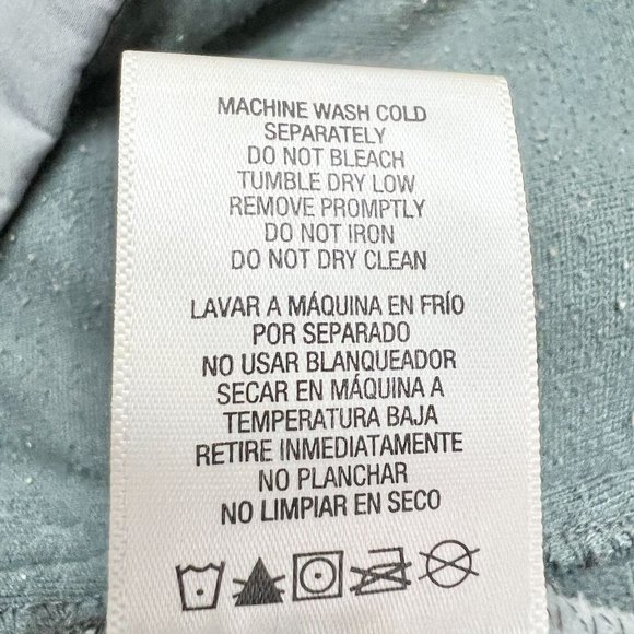 Athletech Jacket Medium Gray Zip Up 3 Front Pockets Fleece Lining - Picture 9 of 9